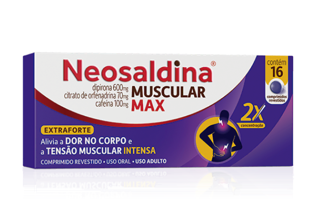 Embalagem de Neosaldina Muscular MAX